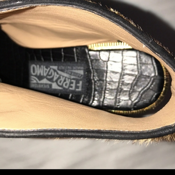 NEW Salvatore Ferragamo pony hair heels sz 8 - Picture 3 of 4